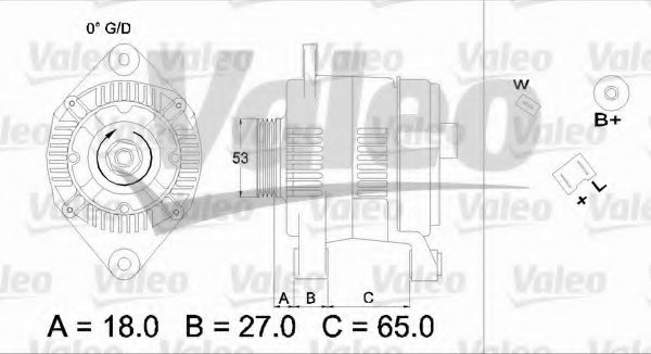 VALEO 436647 Alternator